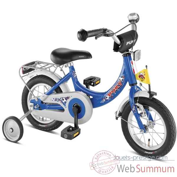 Bicyclette zl 12-1 alu bleu football puky 4122