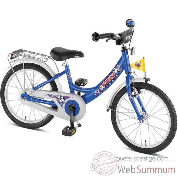 Bicyclette zl 16-1 alu bleu football puky 4222
