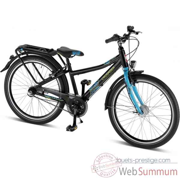 Bicyclette alu 24\\\'\\\' 3 vit noir-lagoon crusader 24-3 city light Puky -4828