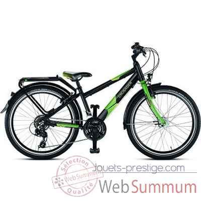 Bicyclette alu24 \'\' 21 vit noir-vert crusader 24-21 act light Puky -4880