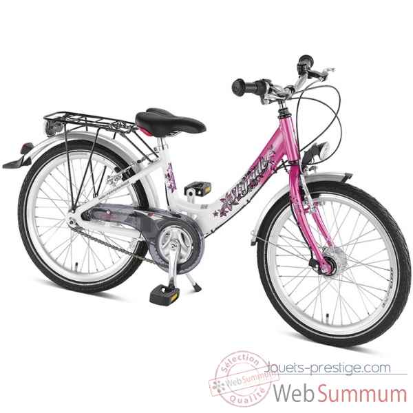 Bicyclette skyride 20-3 blanc-rose puky 4455