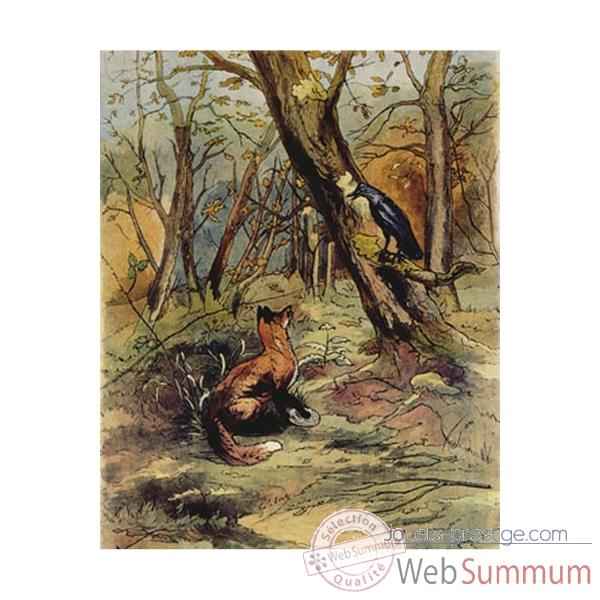 Puzzle Le corbeau et le renard Puzzle Michele Wilson W403-50