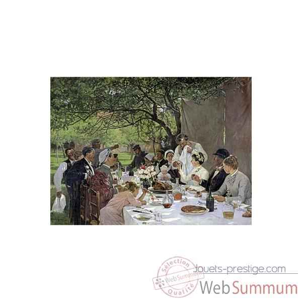 Puzzle Repas de noces a yport Puzzle Michele Wilson A922-1000