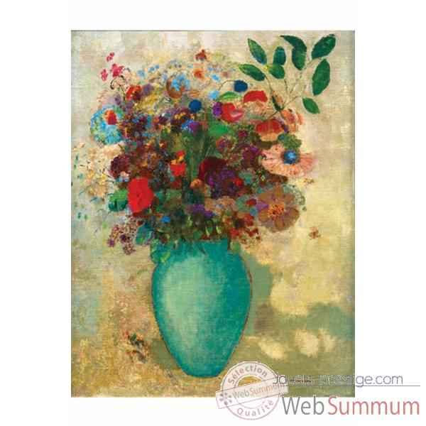 Puzzle Vase turquoise redon Puzzle Michele Wilson A137-150
