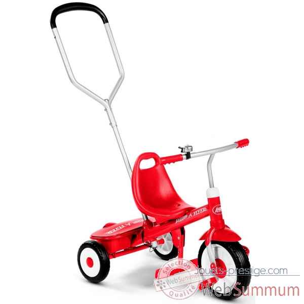 Tricycle avec canne Radio Flyer -451