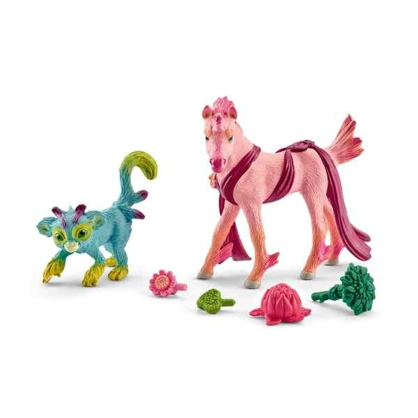 Duo d\\\'animaux arc-en-ciel schleich -41439