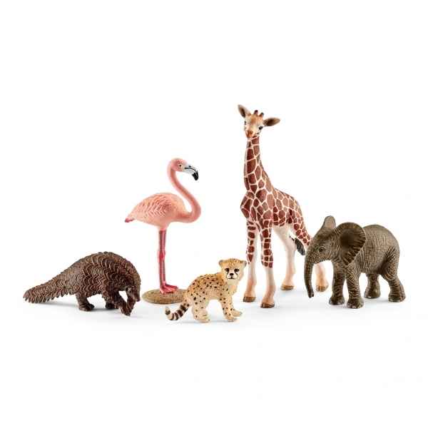 Figurine assortiment d\\\'animaux wild life schleich -42388