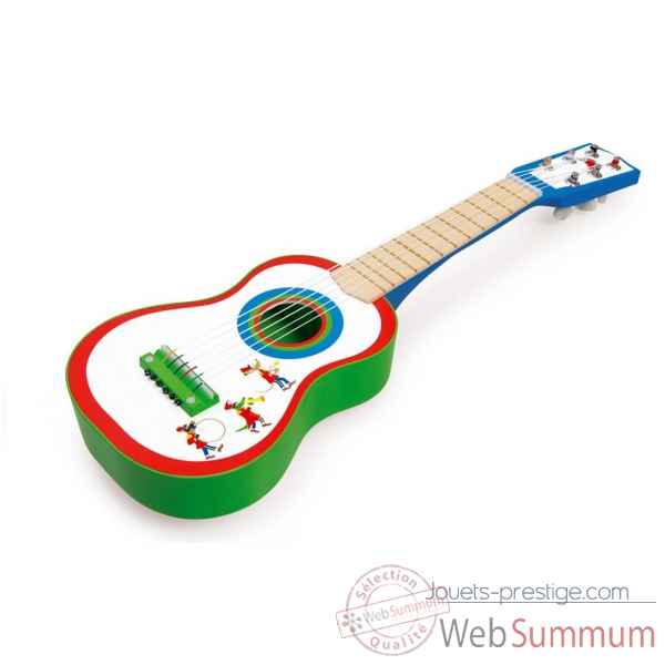 Guitare en bois fanfare 6 cordes Scratch -6181818