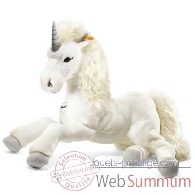 Licorne-pantin starly, blanche STEIFF -015090