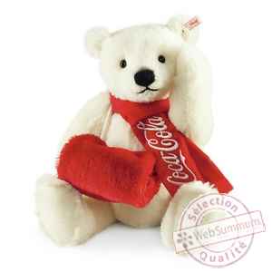 Ours polaire coca-cola, blanc STEIFF -355301