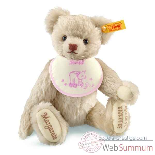 Ours teddy naissance, creme STEIFF -001758