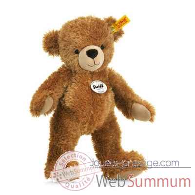 Peluche steiff ours teddy happy, brun clair -012617