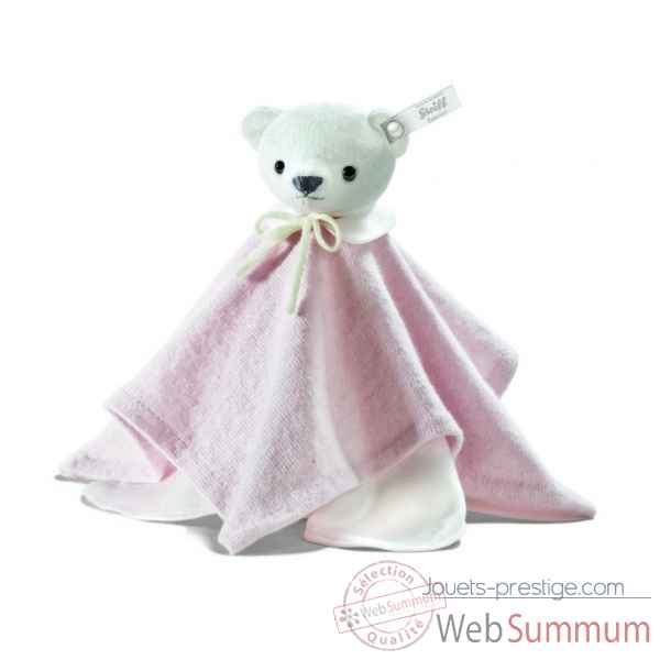 Peluche steiff selection ours teddy doudou, rose -239304