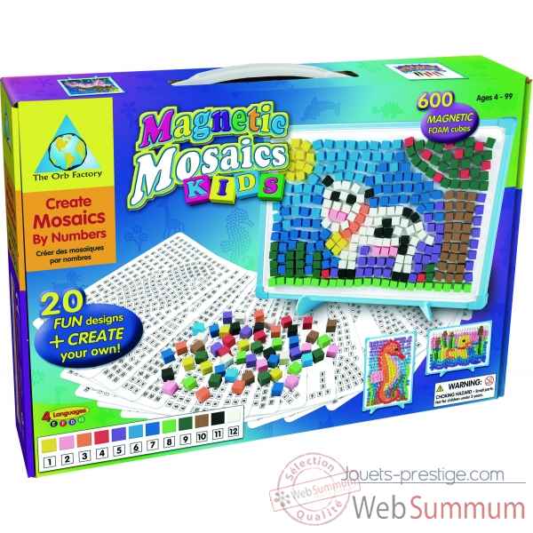 Mes 1er mosaiques magnetiques kids - magnetic mosaics The ORB Factory -ORB62057