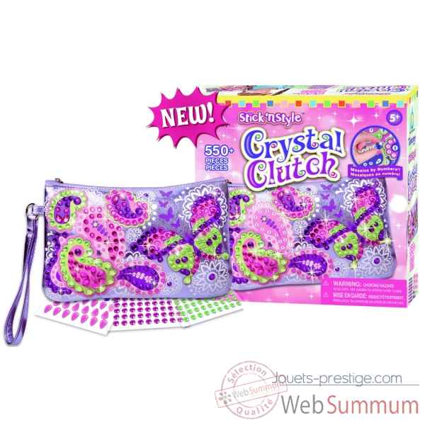 Mosaiques autocollantes - pochette mode crystal stick n' style The ORB Factory -ORB81492
