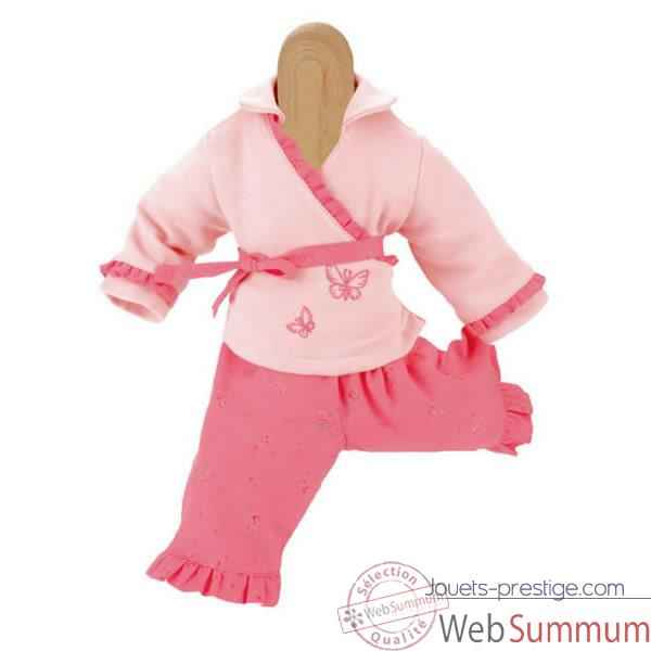 Kathe Kruse - Vetement rose pour poupee bebe de 38 a 43 cm - 33871