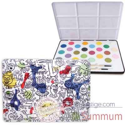 Boite de peinture metal gm keith haring vilac -9214