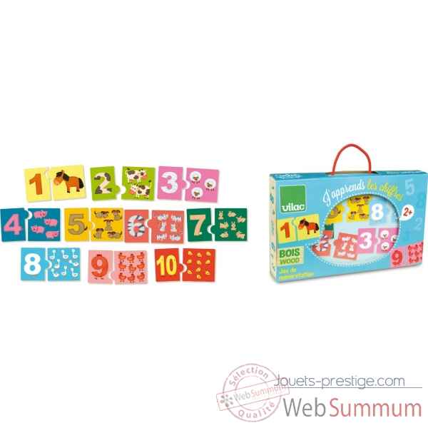 J\\\'apprends les chiffres, jeu de numeration vilac -2732