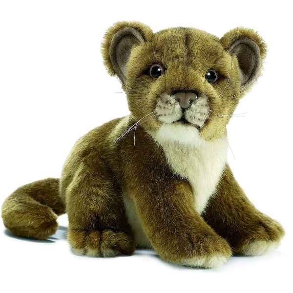 Anima - Peluche bebe lionne assis 18 cm -3422