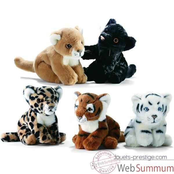 Anima - Peluche bebe panthere noire 22 cm -3901
