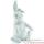 Anima - Peluche lapin pantin blanc 100 cm -4795