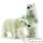 Anima - Peluche ours polaire dressé 44 cm -4964