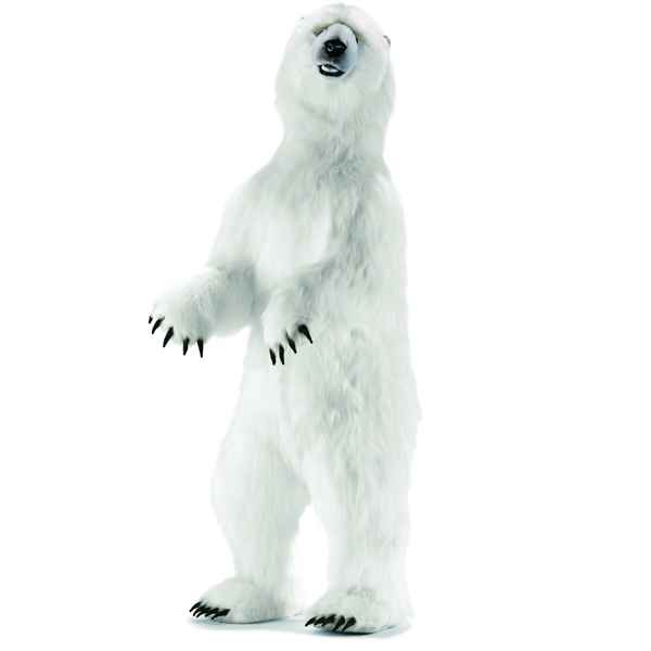 Anima - Peluche ours polaire dresse 150 cm -3650