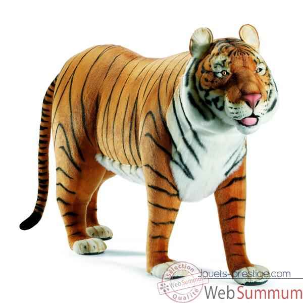 Anima - Peluche tigre brun � 4 pattes 62 cm -3699
