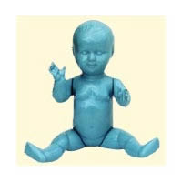 Tirelire bébé Petit Collin - 25 cm - Ciel - 800254