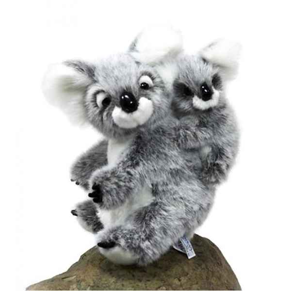 Koala maman bébé 28cmh Anima -5947