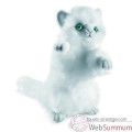 Video Anima - Peluche chat joueur blanc 24 cm -3435