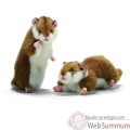 Video Anima - Peluche hamsters dresse et couche 16 cm -3738