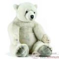 Video Anima - Peluche ours polaire assis 100 cm -1832