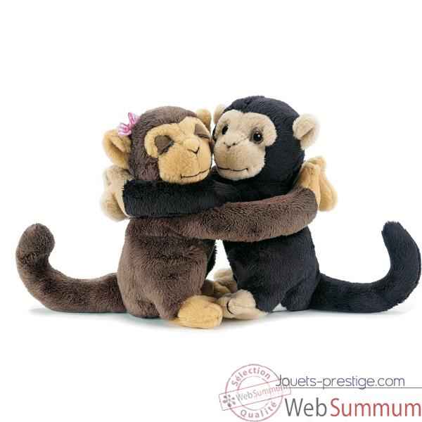 Anima - Peluche le couple de singes -1753