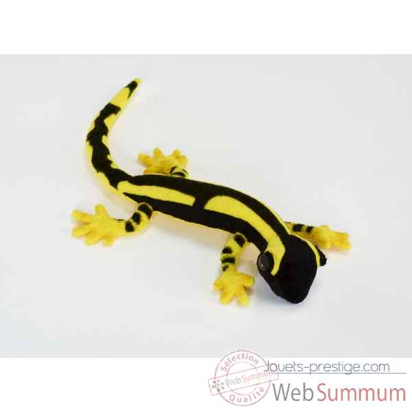Salamandre jaune/noire 35cml Anima -5229