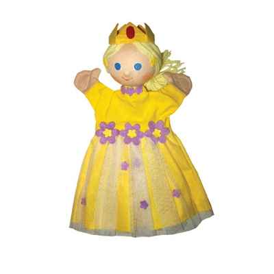 Marionnettes a doigt personnage princesse jaune animascena 19823