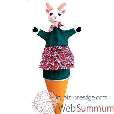 Marionnette marotte Anima Sc�na - La chevre - environ 53 cm - 11397a