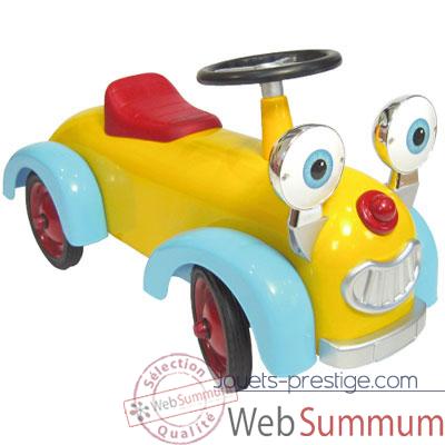 Baghera - Porteur Booxy - coloris jaune, bleu et rouge - Baghera-00896