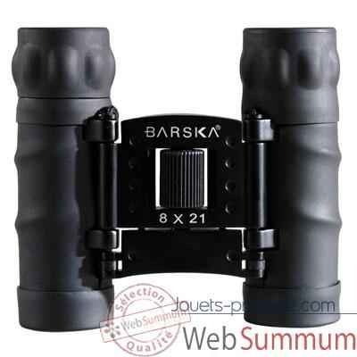 Barska-AB10212-Jumelle modele "STYLE" 8x21, mise au point centrale, poids 204 g.