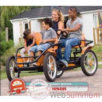 Vélo familial grantour af noir/orange berg toys -29.07.81