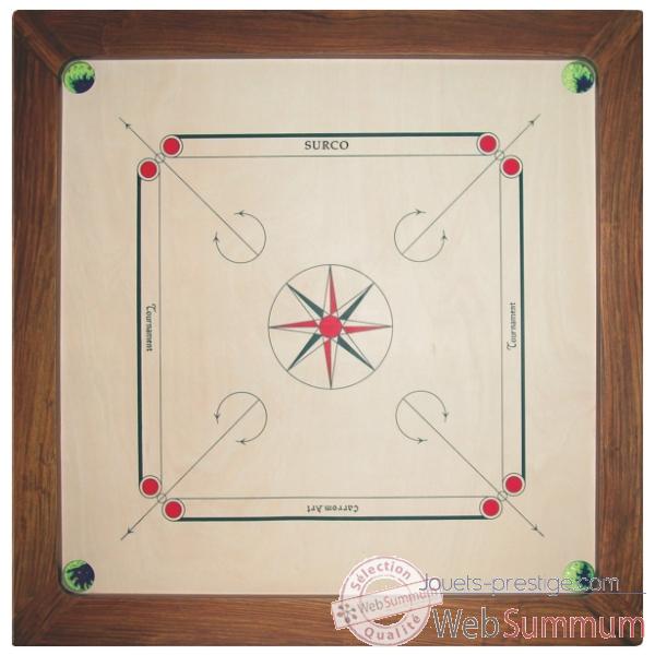 Carrom Officiel W.C.T. en bois Winit pr�-trou� -CBS7