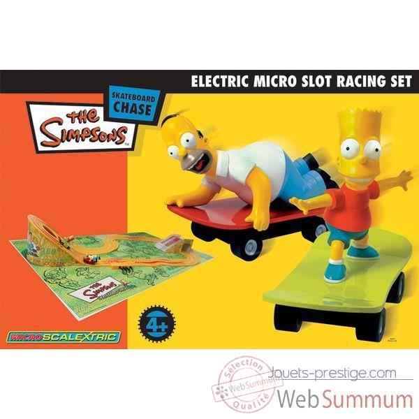 Coffret Micro Circuit Scalextric Simpsons -sca1056p
