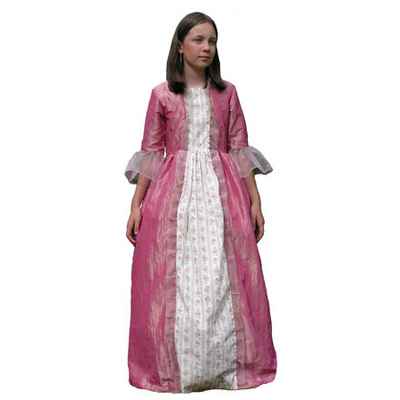 Au fil des contes - Robe de marquise rose avec jupon - Taille 4 ans