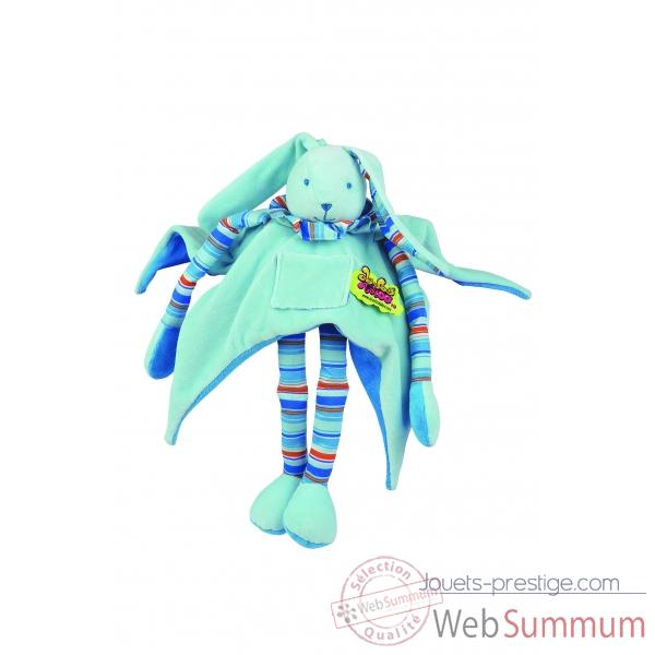 Doudou et Compagnie Doudou Pantin longues jambes - bleu -020LT