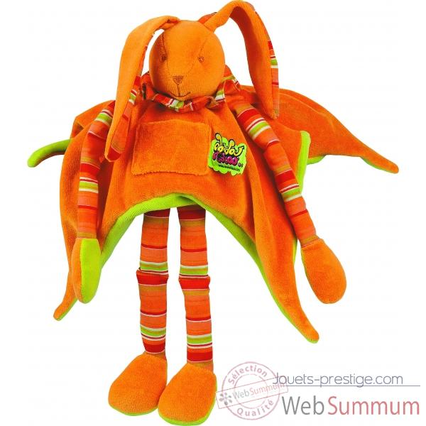 Doudou et Compagnie Doudou Pantin longues jambes - orange -021LT