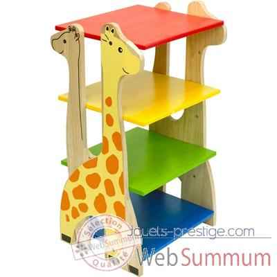 Etagere girafe en bois pour enfants Voila - S024A