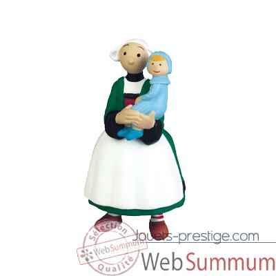 Figurine Bécassine et le bébé -61003