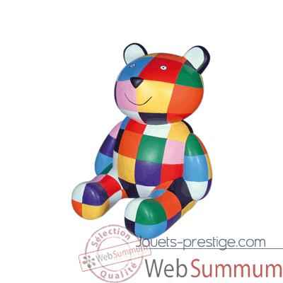Figurine le nounours d\'Elmer multicolore -63303