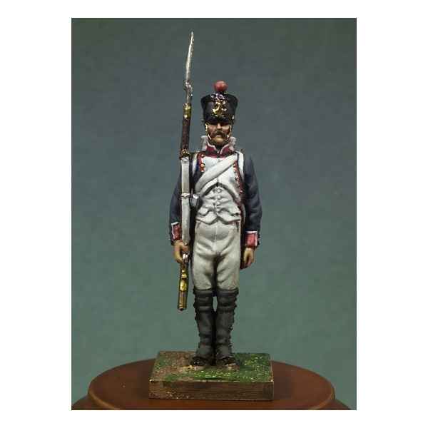 Figurine - Kit à peindre Soldat d\'infanterie de ligne en 1810 . Garde-à-vous ! - NA-004
