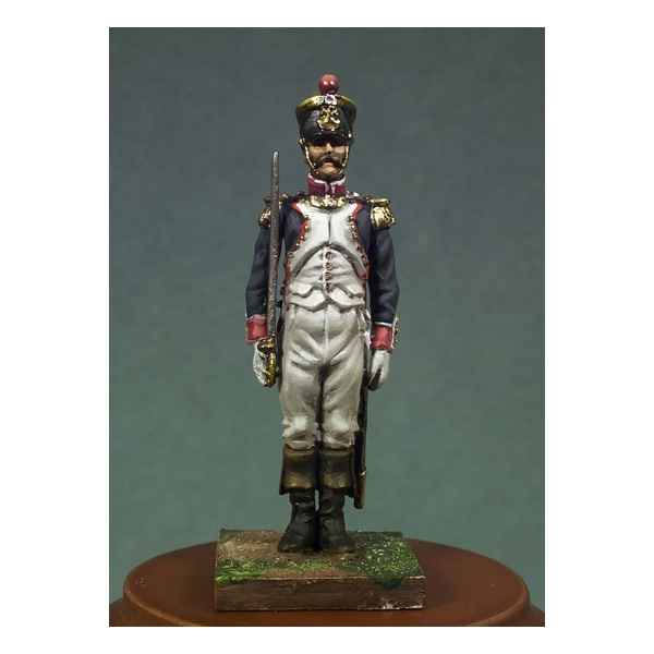 Figurine - Kit a peindre Officier d'infanterie de ligne en 1810 . Garde-a-vous ! - NA-005
